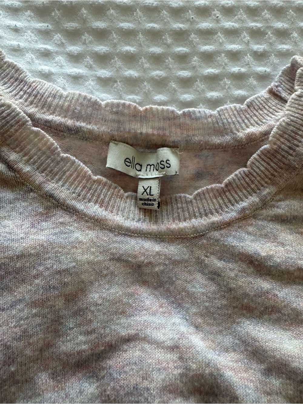 Pink marbled sweater - Picture 4 of 5